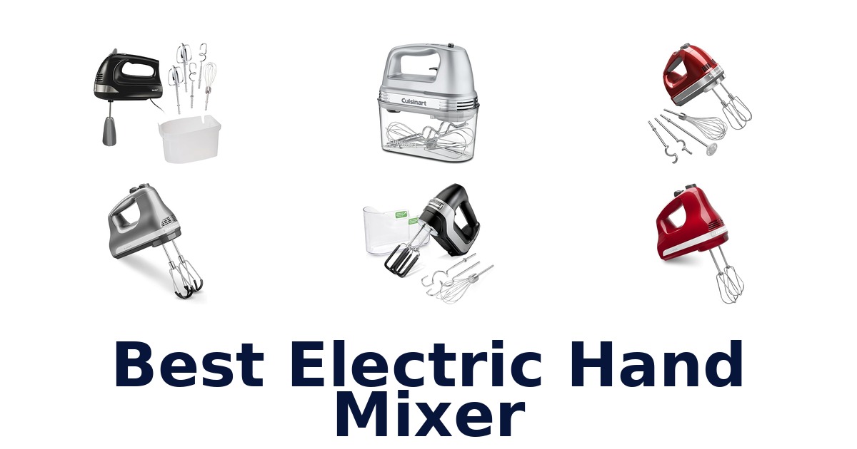 best electric hand mixer