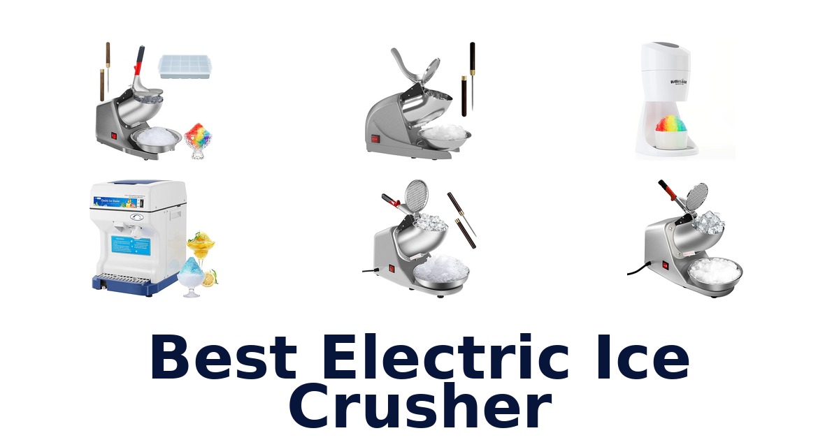 best electric ice crusher