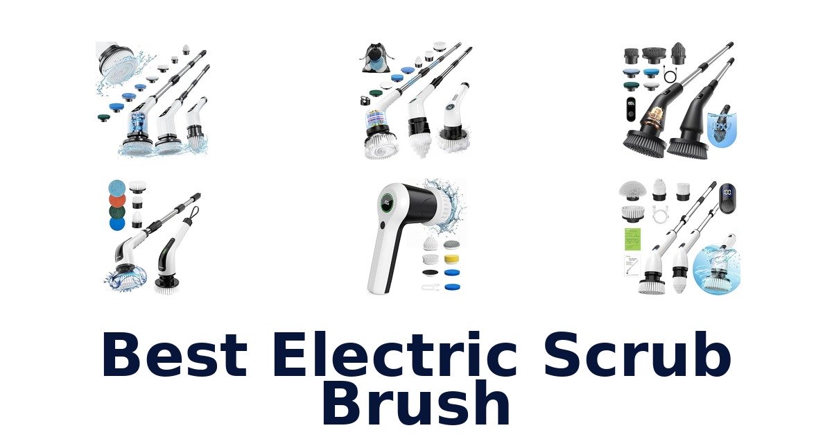 best electric scrub brush