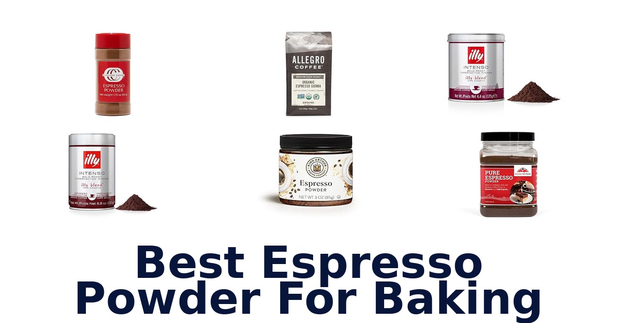 best espresso powder for baking