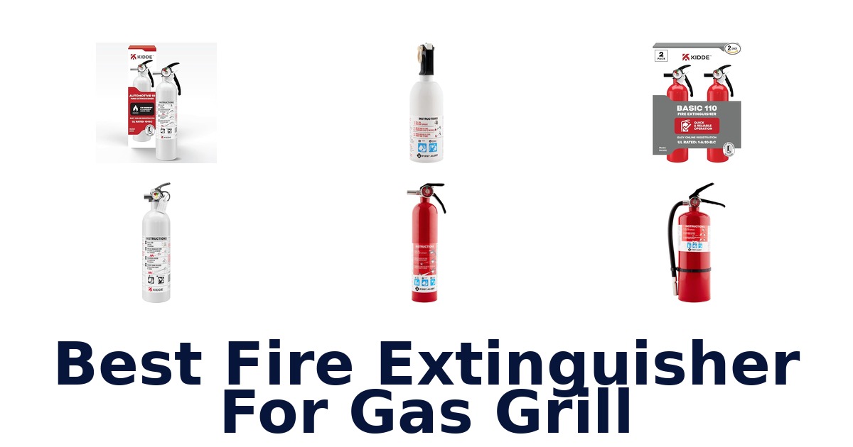 best fire extinguisher for gas grill