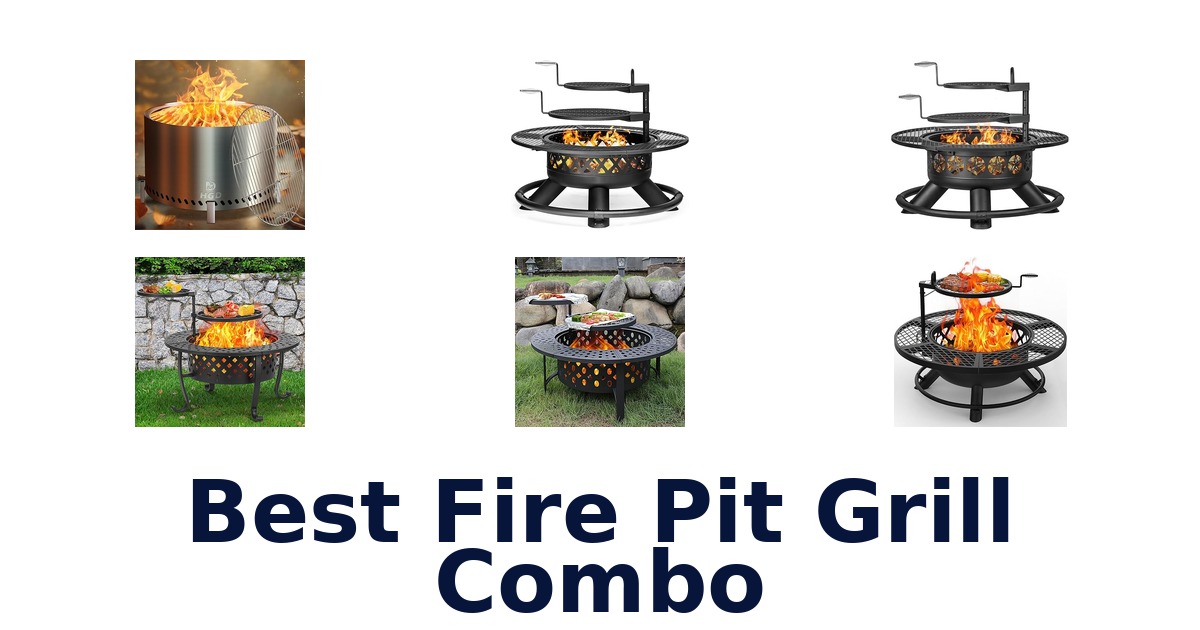 best fire pit grill combo