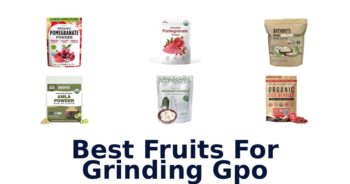 best fruits for grinding gpo