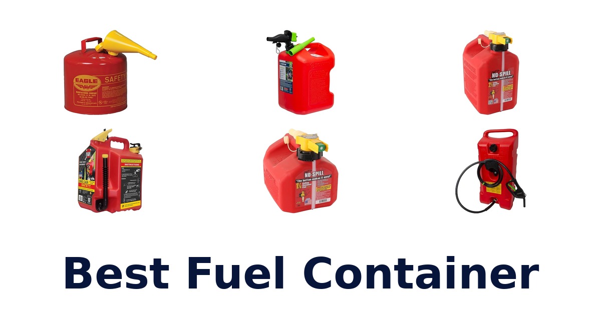 best fuel container