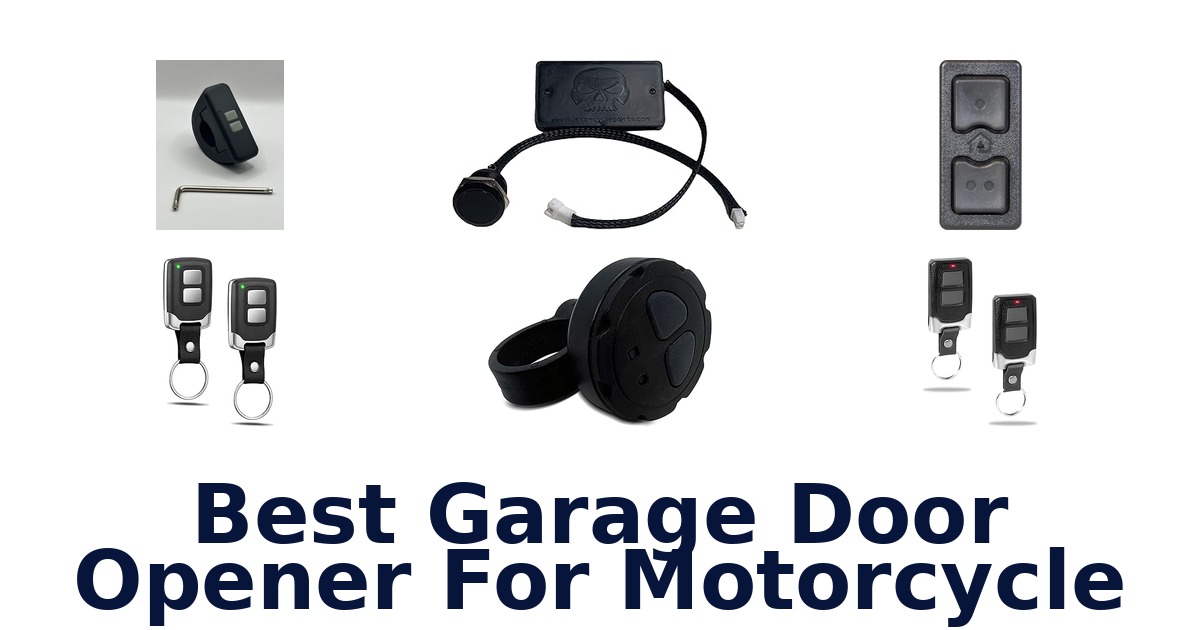 best garage door opener for motorcycle
