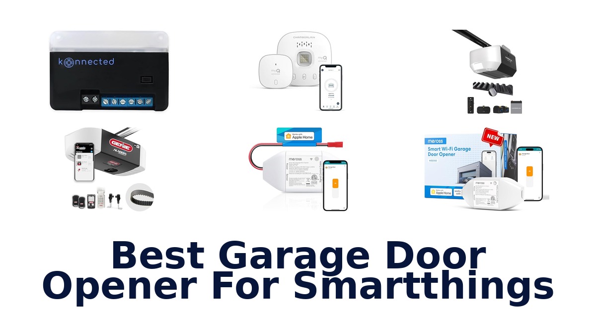 best garage door opener for smartthings