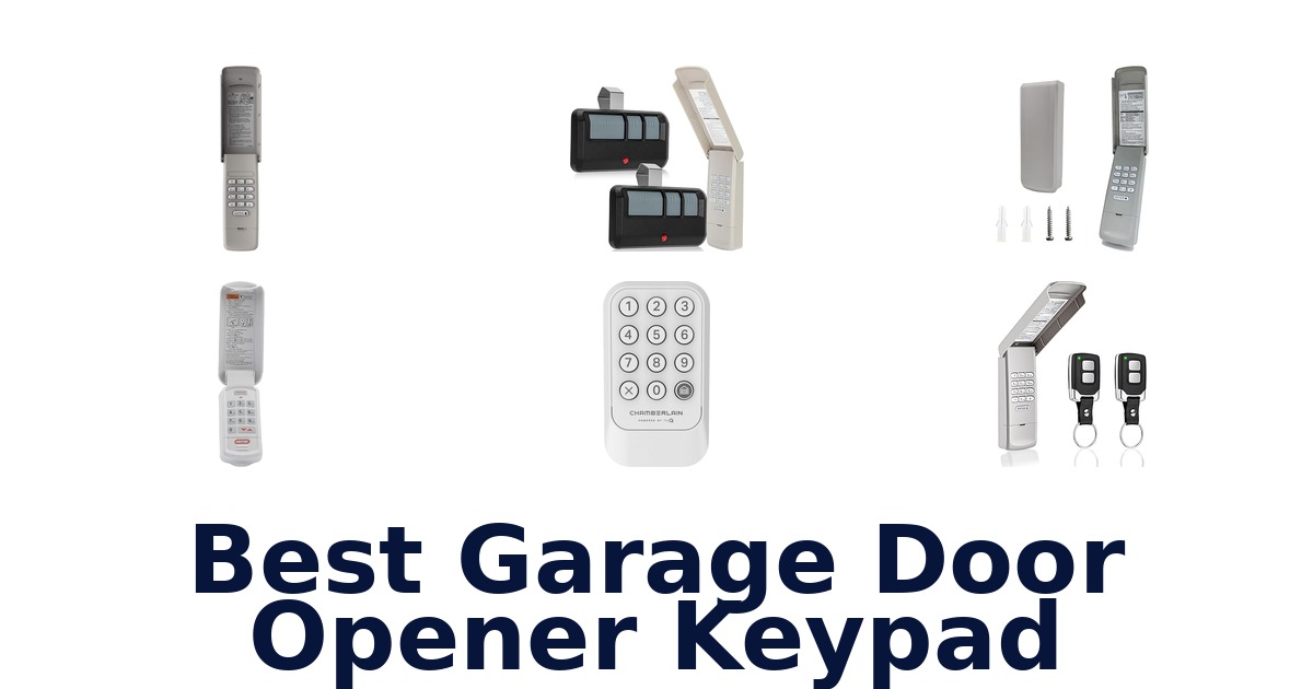 best garage door opener keypad