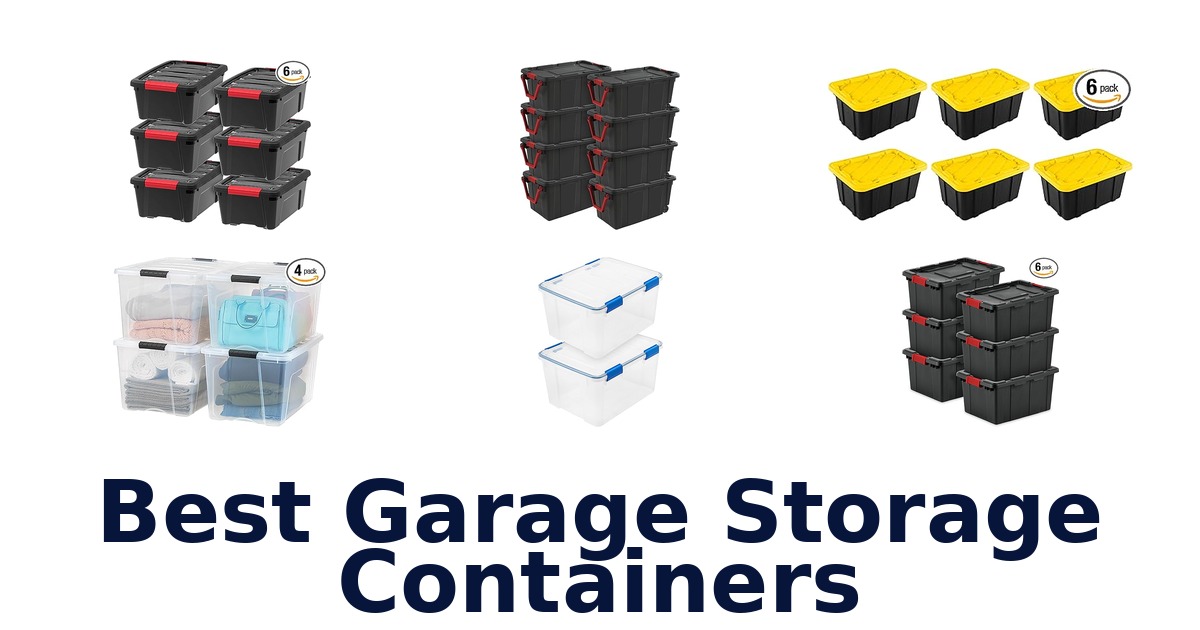 best garage storage containers
