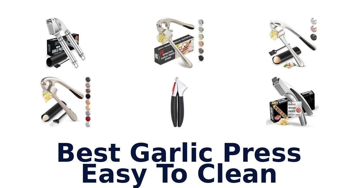 best garlic press easy to clean