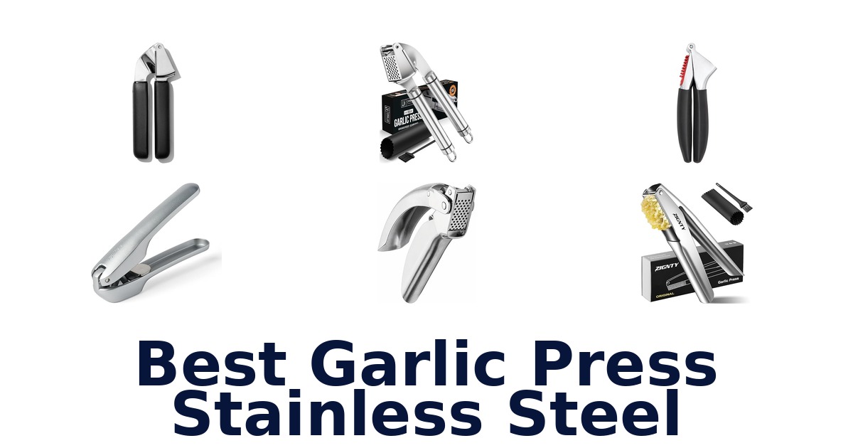 best garlic press stainless steel