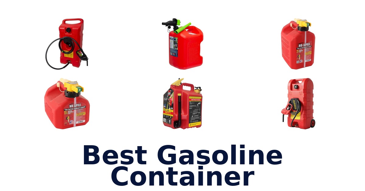 best gasoline container
