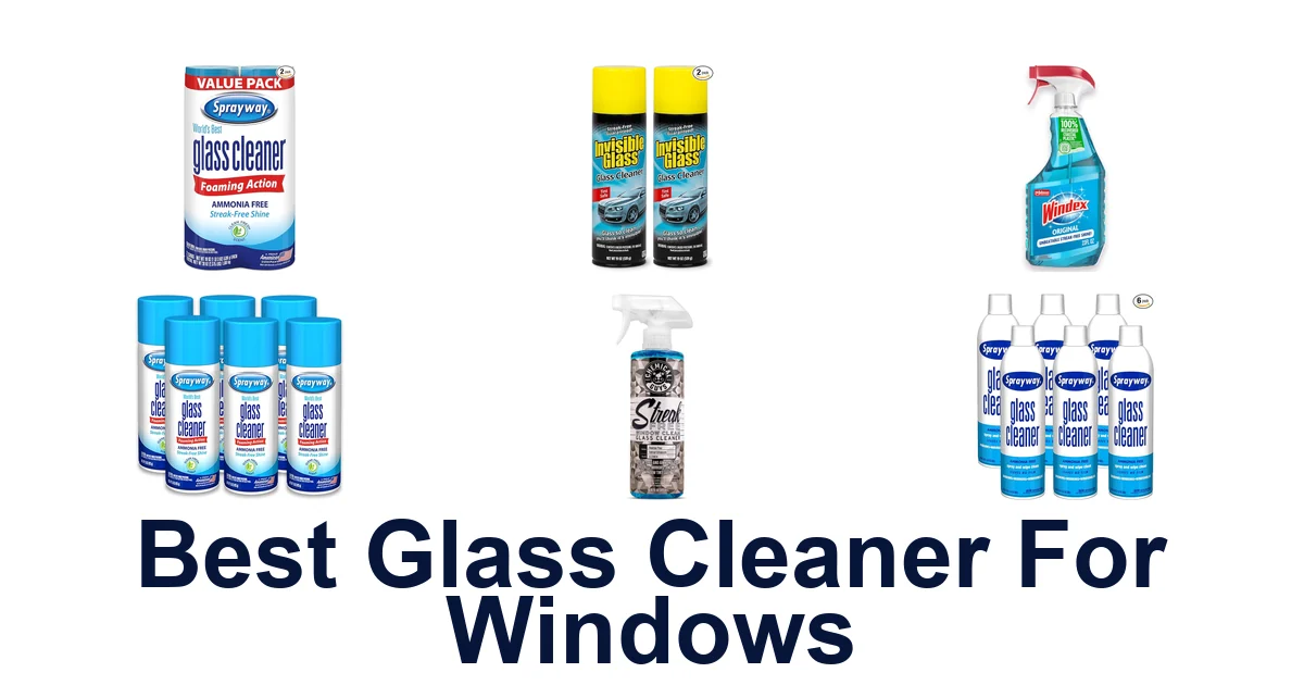 best glass cleaner for windows