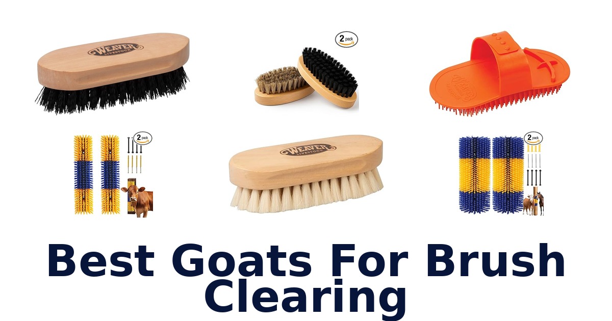 best goats for brush clearing