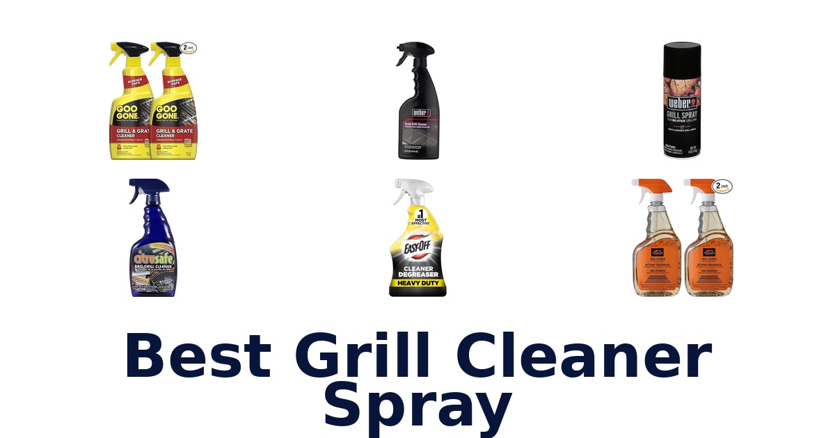 best grill cleaner spray