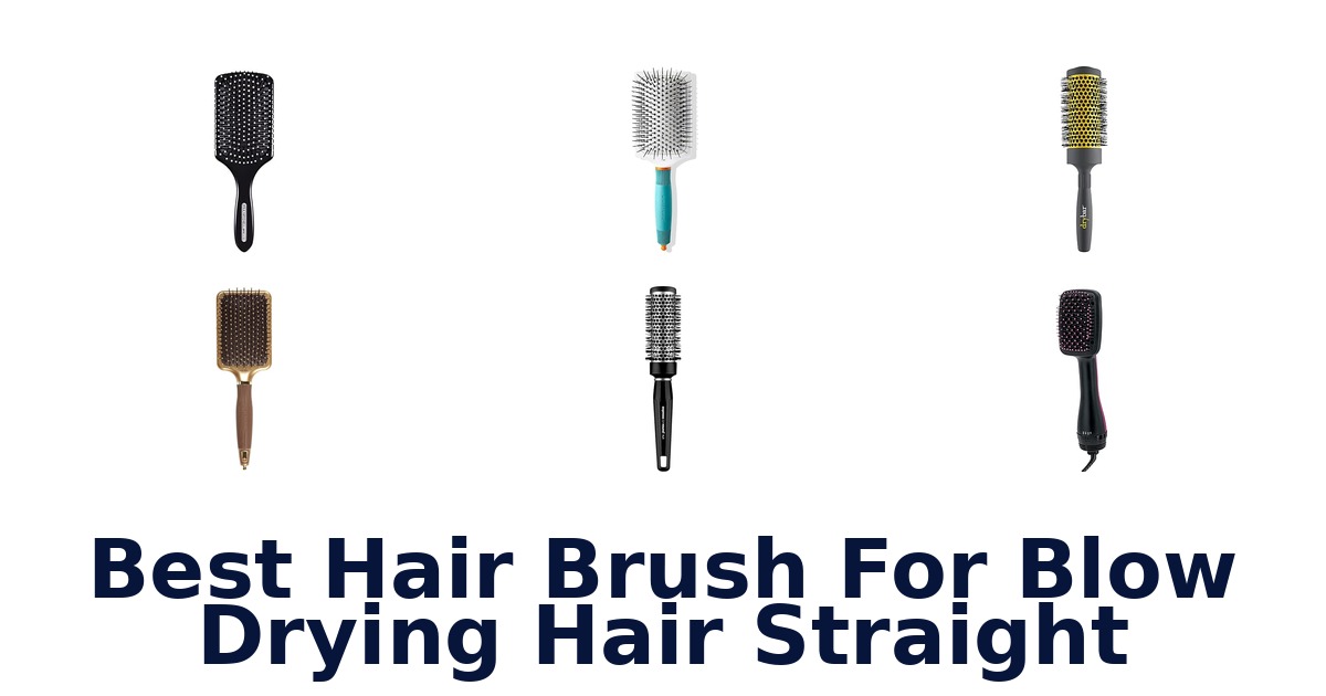 best hair brush for blow drying hair straight