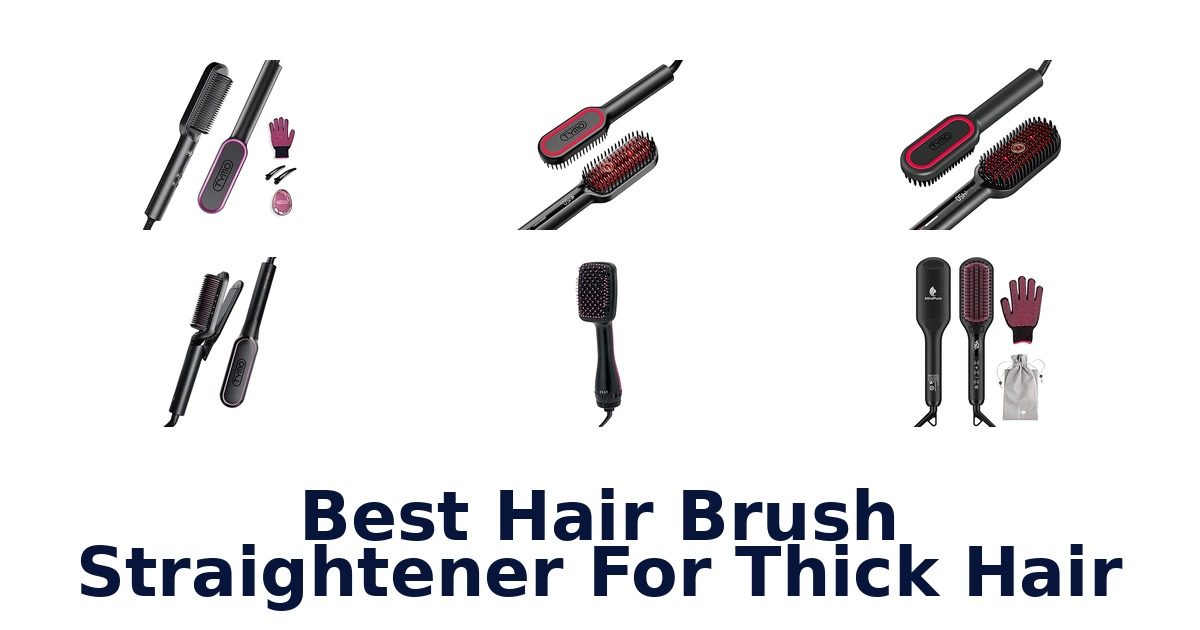 best hair brush straightener for thick hair