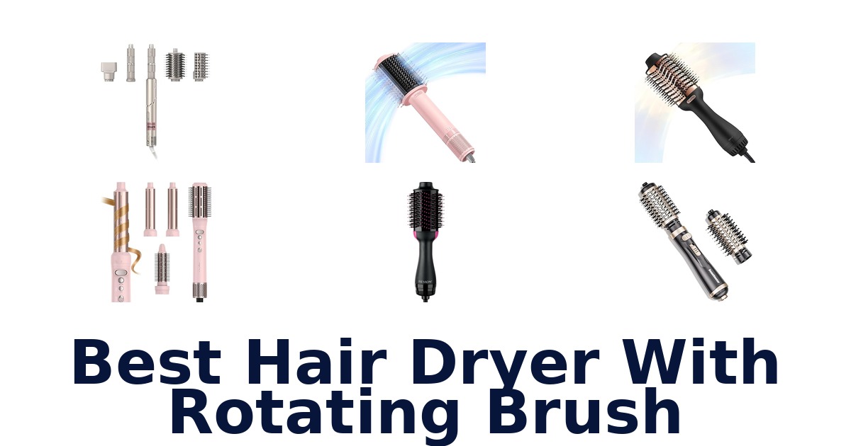 best hair dryer with rotating brush