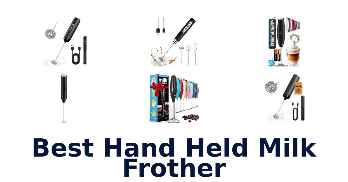 best hand held milk frother