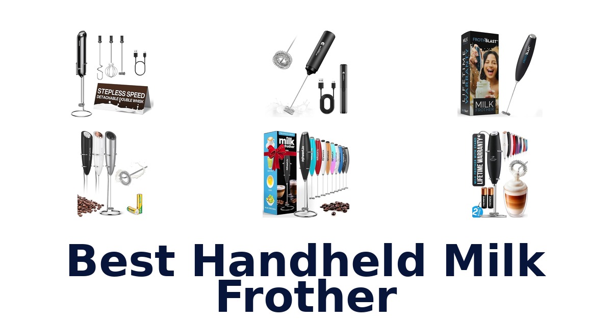 best handheld milk frother