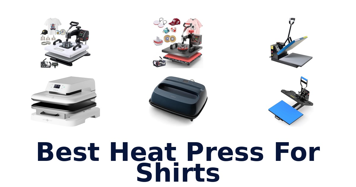 best heat press for shirts