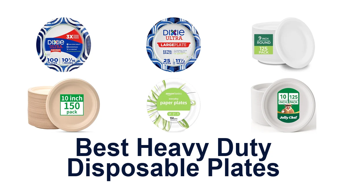 Best Heavy Duty Disposable Plates: Top 10 Picks