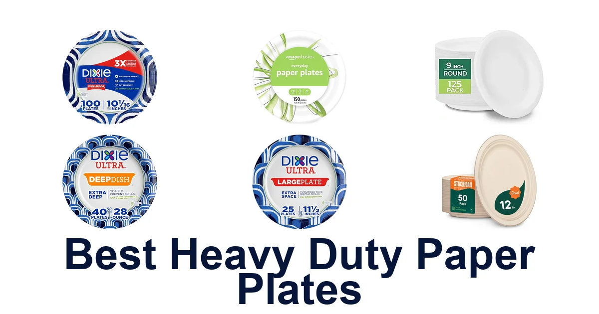 BEST Heavy Duty Paper Plates: Top 10 Picks