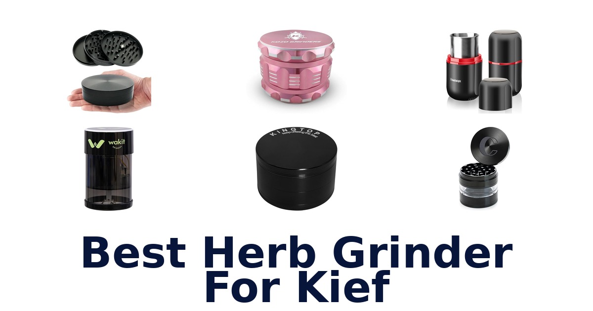 best herb grinder for kief