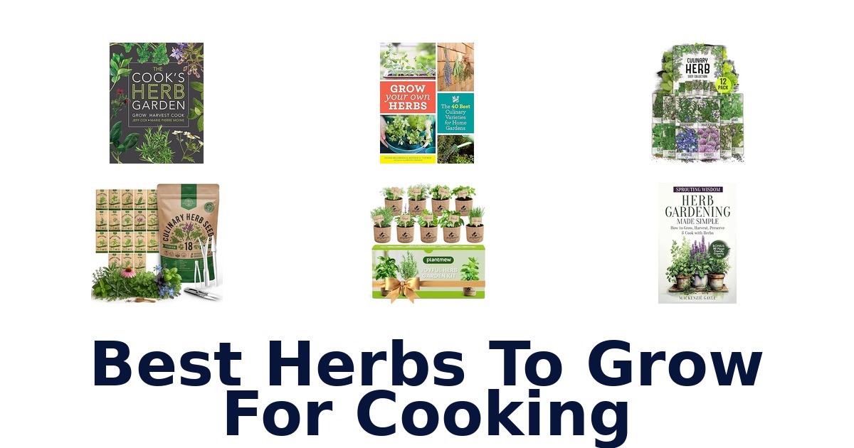 best herbs to grow for cooking