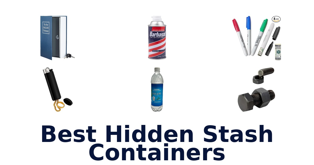 best hidden stash containers