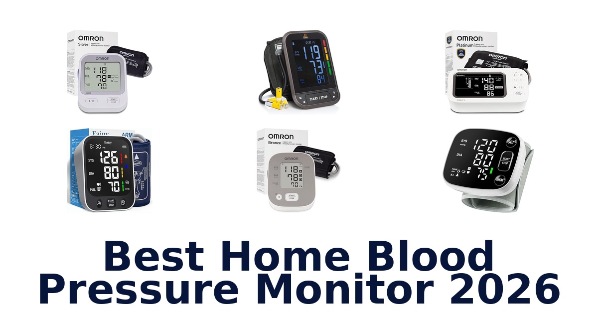 Top 10 Best Home Blood Pressure Monitors 2026