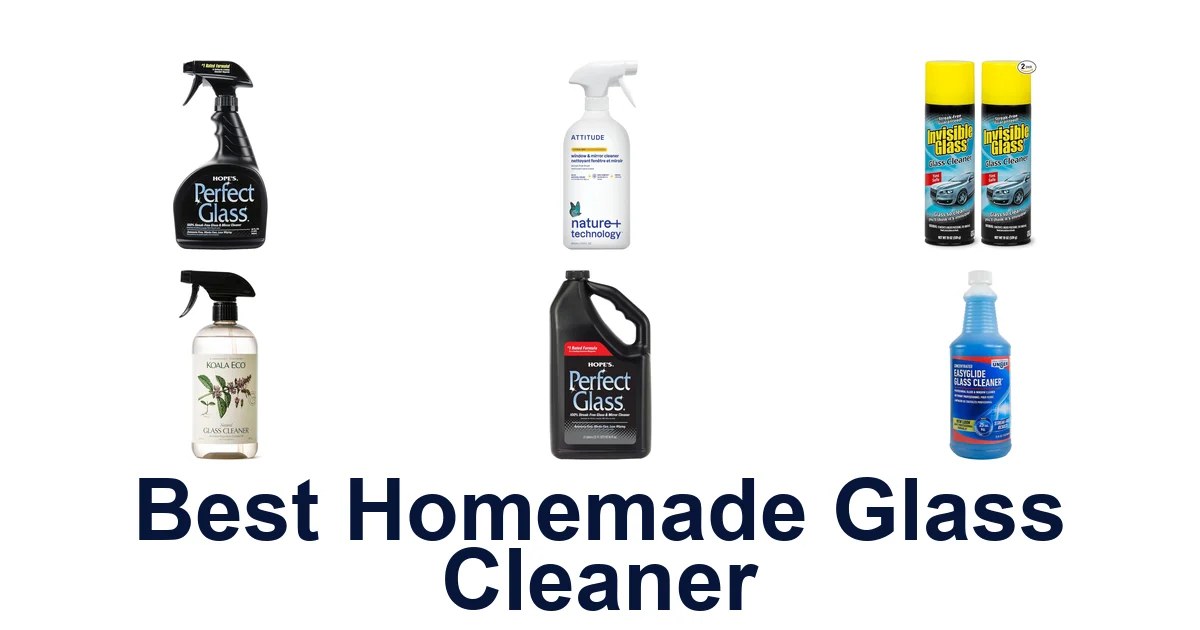 best homemade glass cleaner
