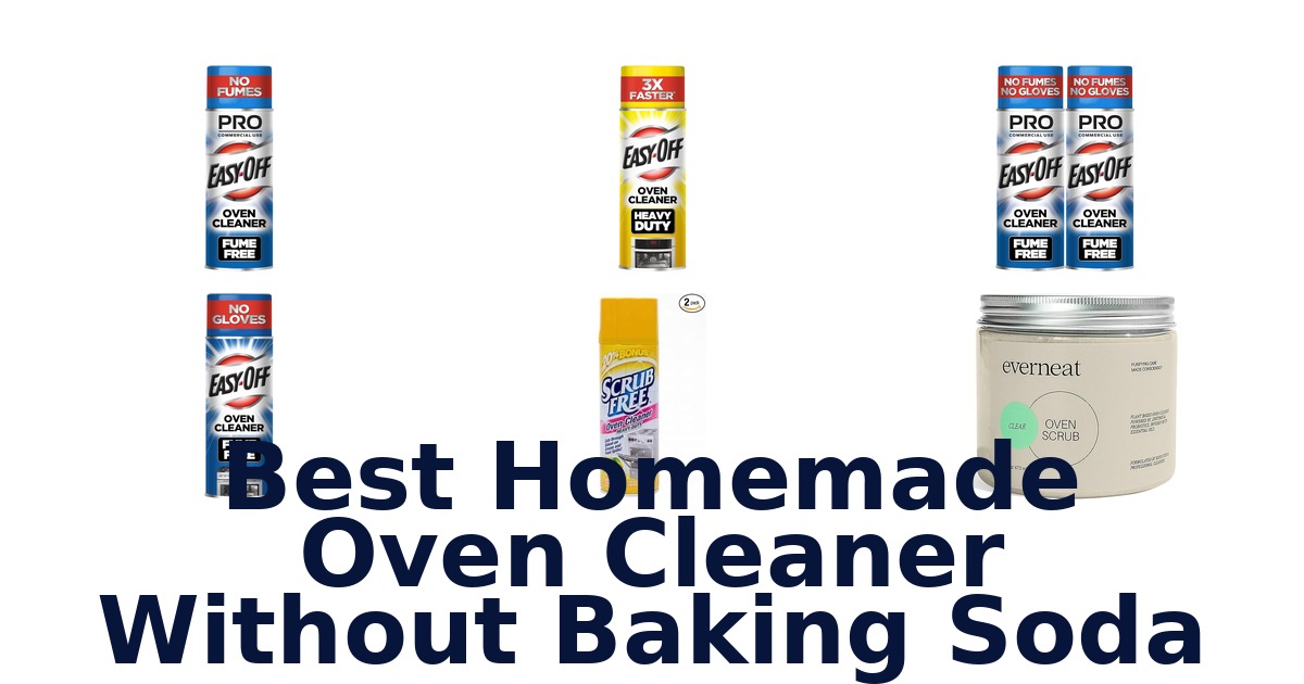 best homemade oven cleaner without baking soda