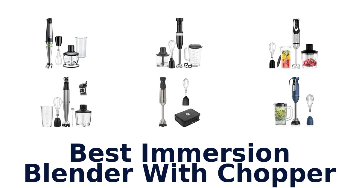 best immersion blender with chopper