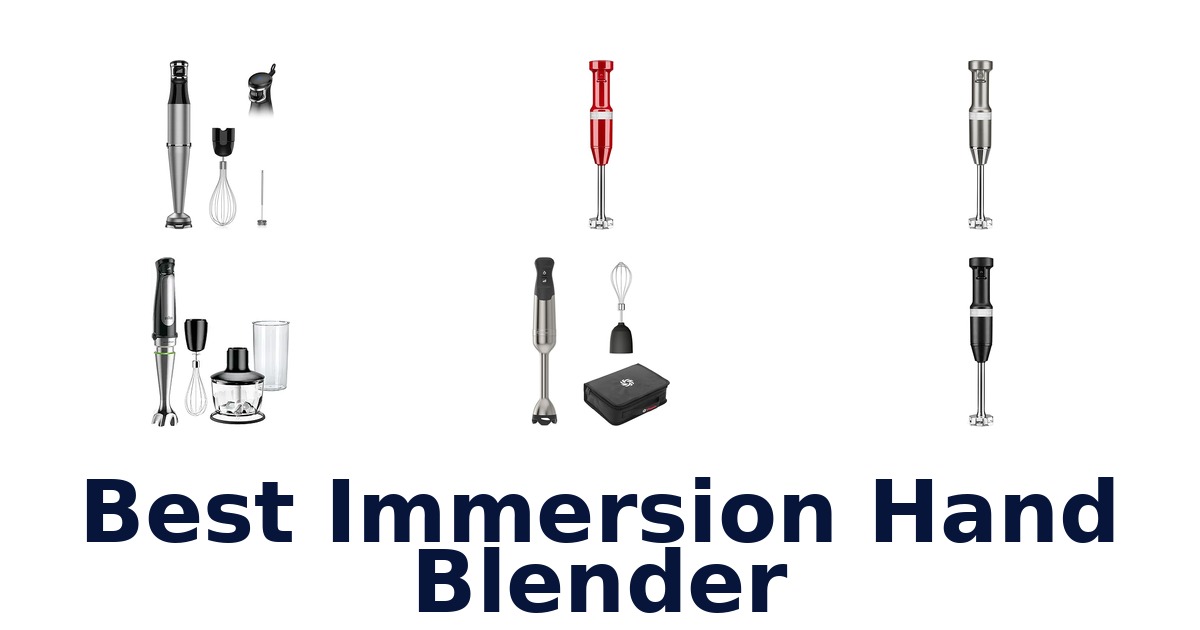 best immersion hand blender