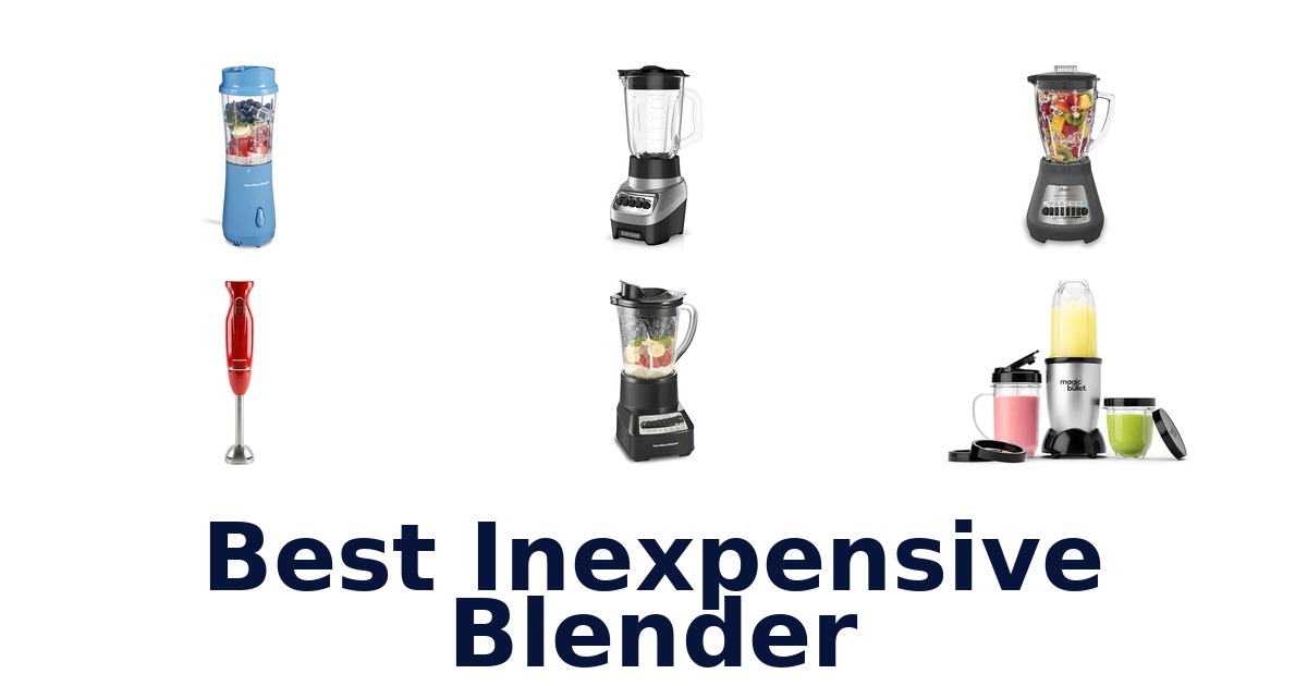 best inexpensive blender