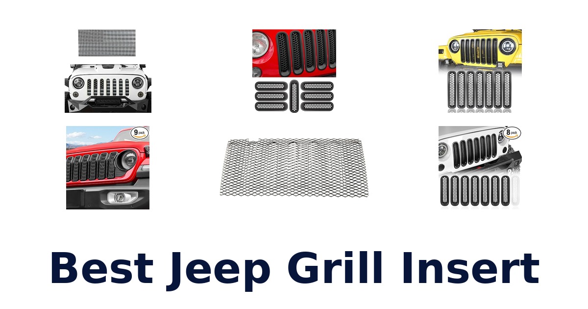 best jeep grill insert
