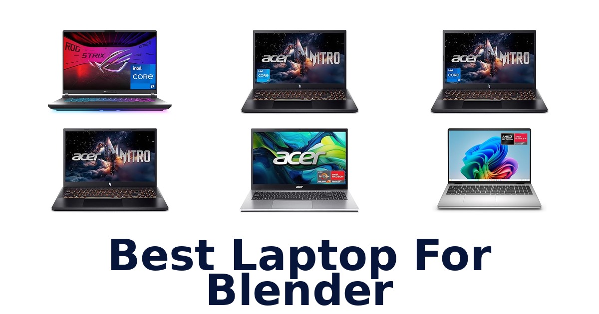 best laptop for blender