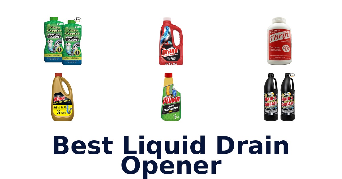 best liquid drain opener