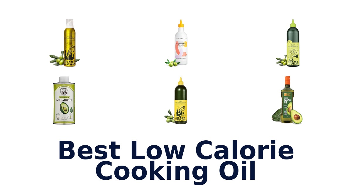 best low calorie cooking oil