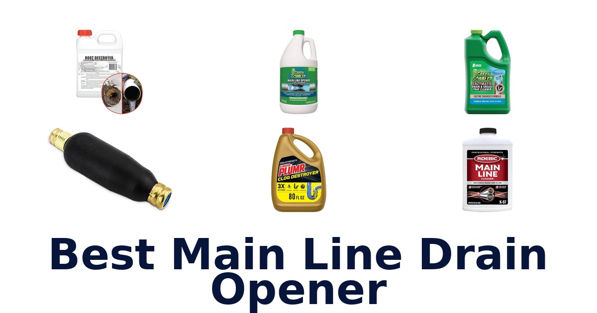 best main line drain opener