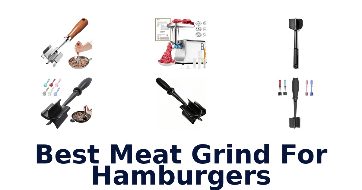 best meat grind for hamburgers