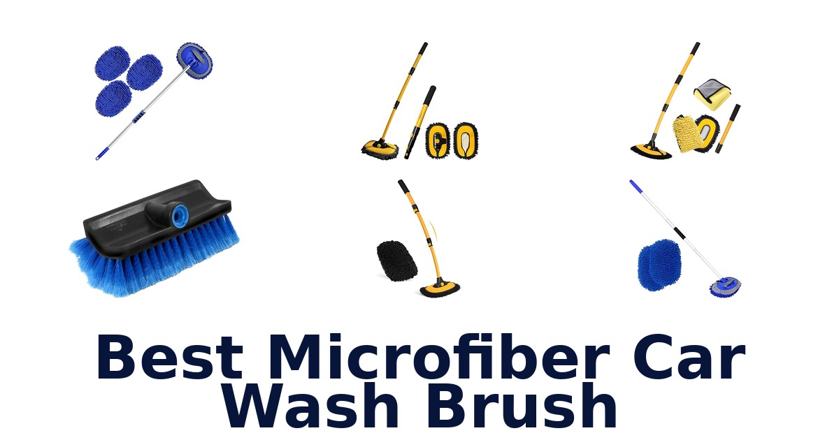 best microfiber car wash brush