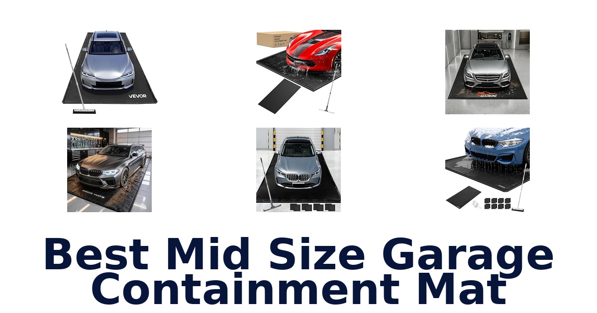 best mid size garage containment mat