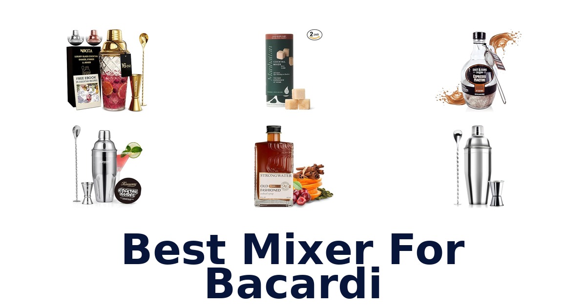 best mixer for bacardi