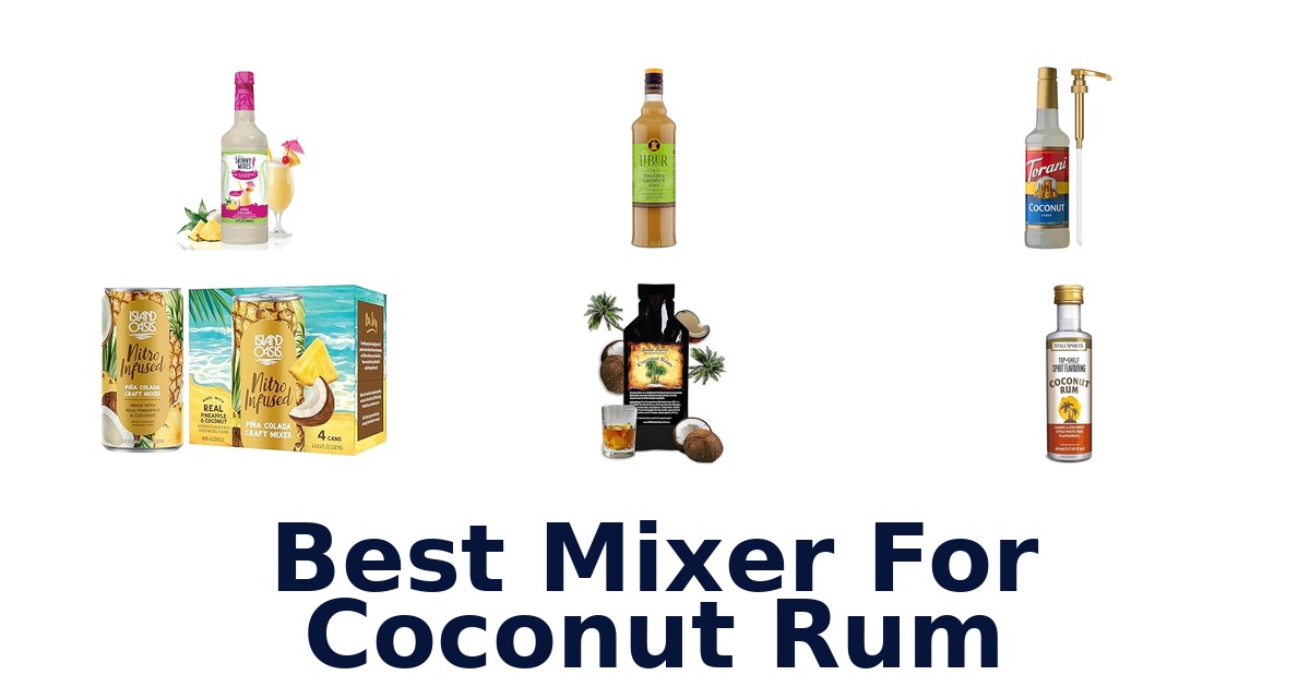 best mixer for coconut rum