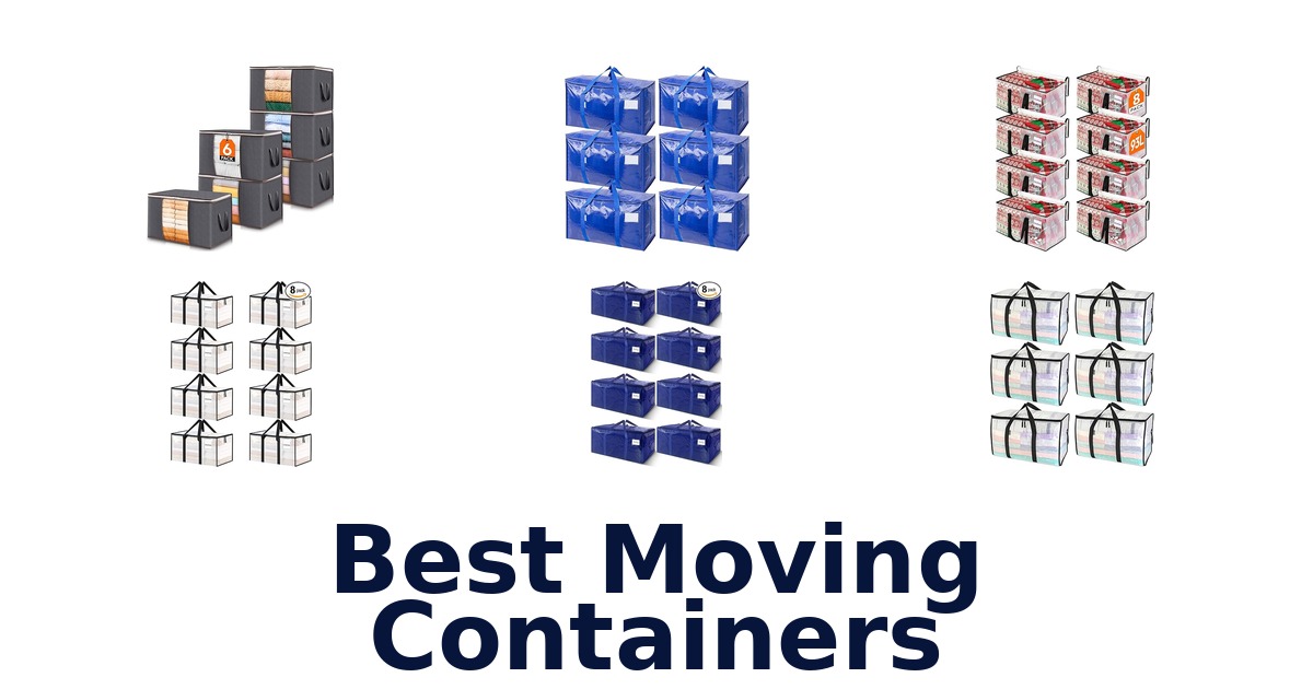 best moving containers