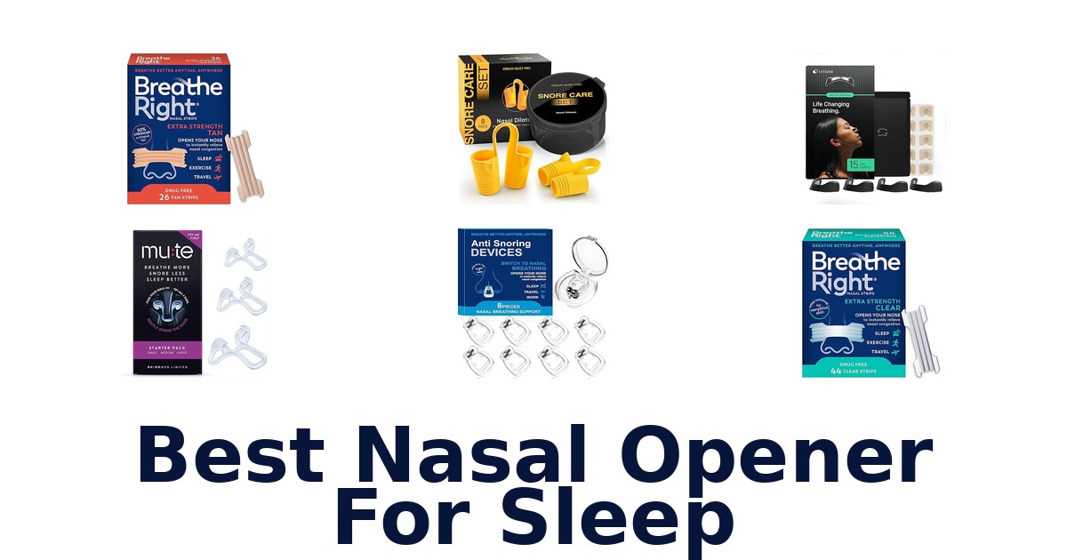 best nasal opener for sleep
