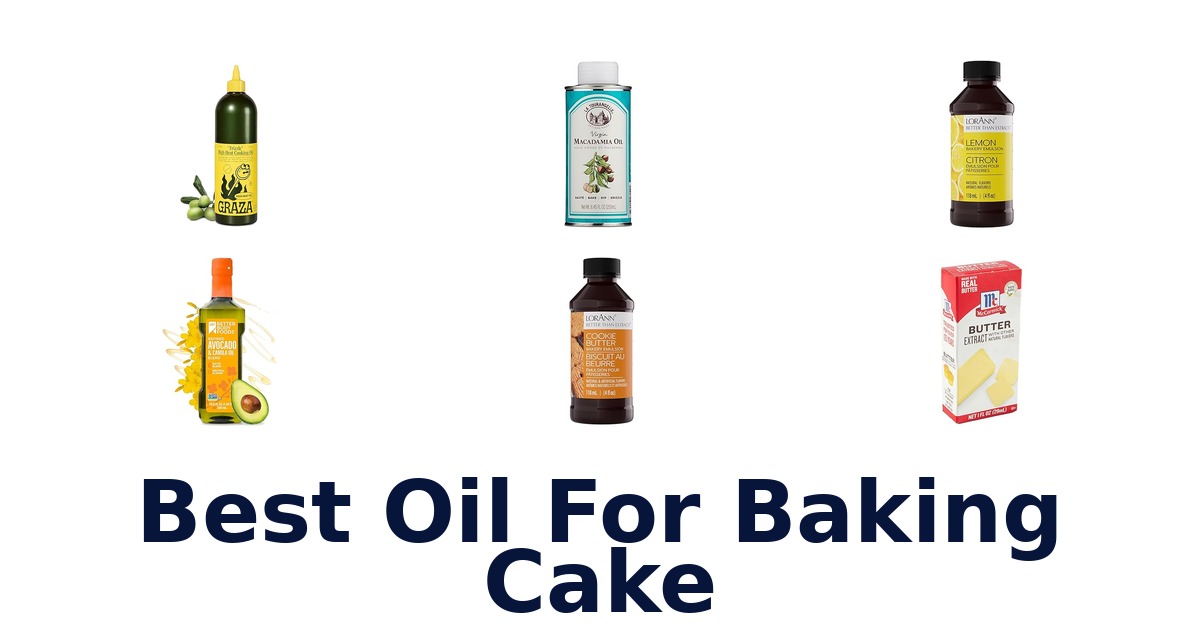 best oil for baking cake
