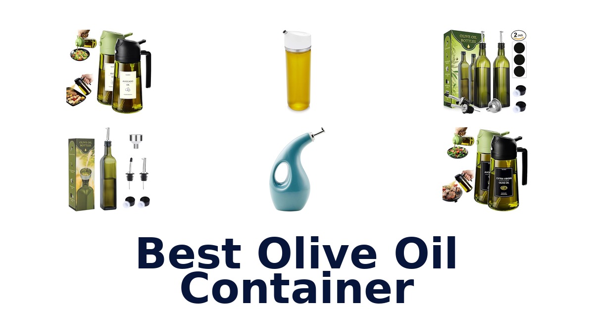best olive oil container