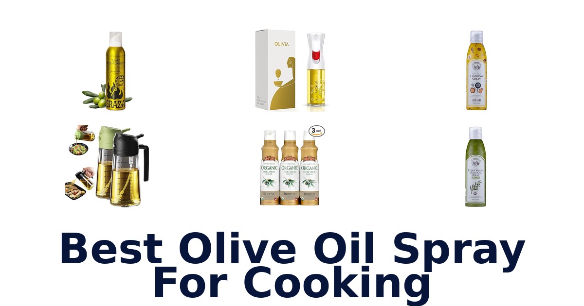 best olive oil spray for cooking